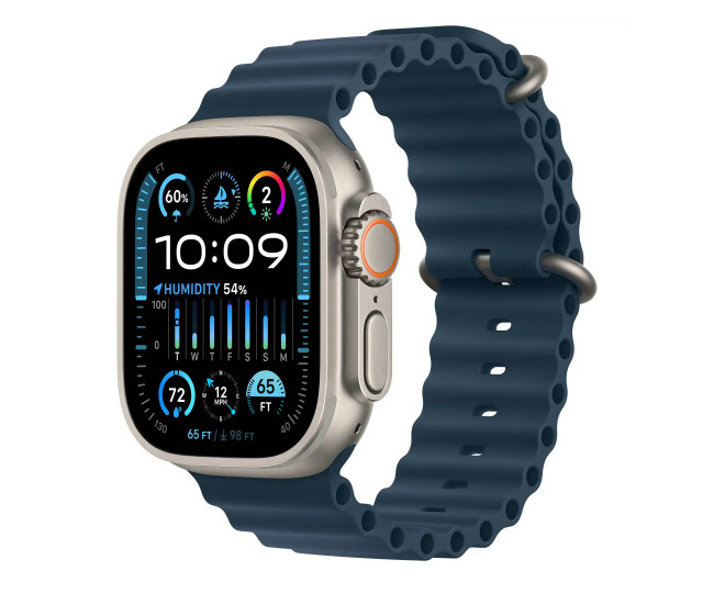 Apple Watch Ultra 2 GPS + Cellular 49mm Titanium Case with Blue Ocean Band (MREG3) б/в